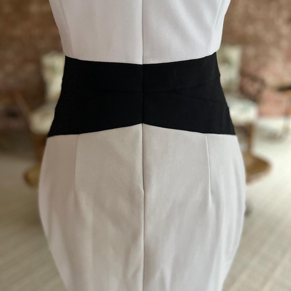 NWT Jennifer Lopez Colorblock Mixed Media Sheath Dress Size 16 Women’s - Picture 2 of 13